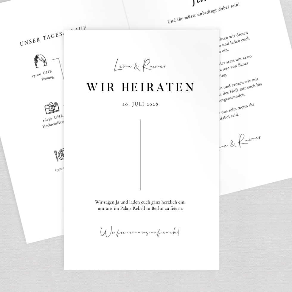 weddingstyle-pure-hochzeitseinladung-klappkarte-b6 image 1