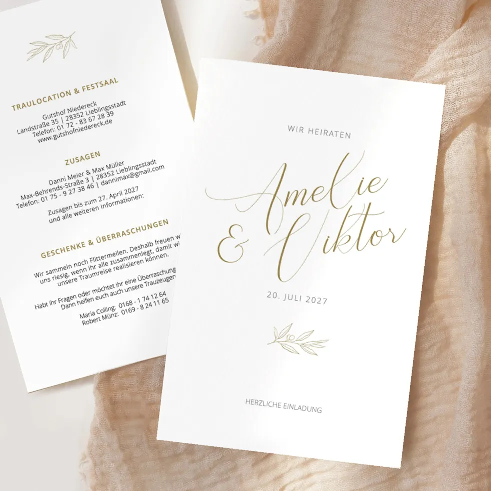 weddingstyle-golden-branch-hochzeitseinladung-b6-individuell image 1