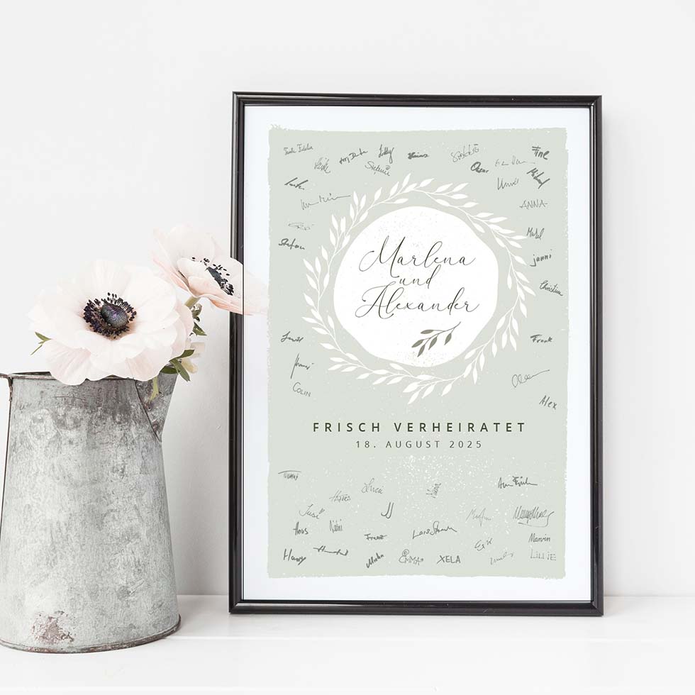 weddingstyle-salbeikranz-g-stebuch-bild-personalisiert image 1