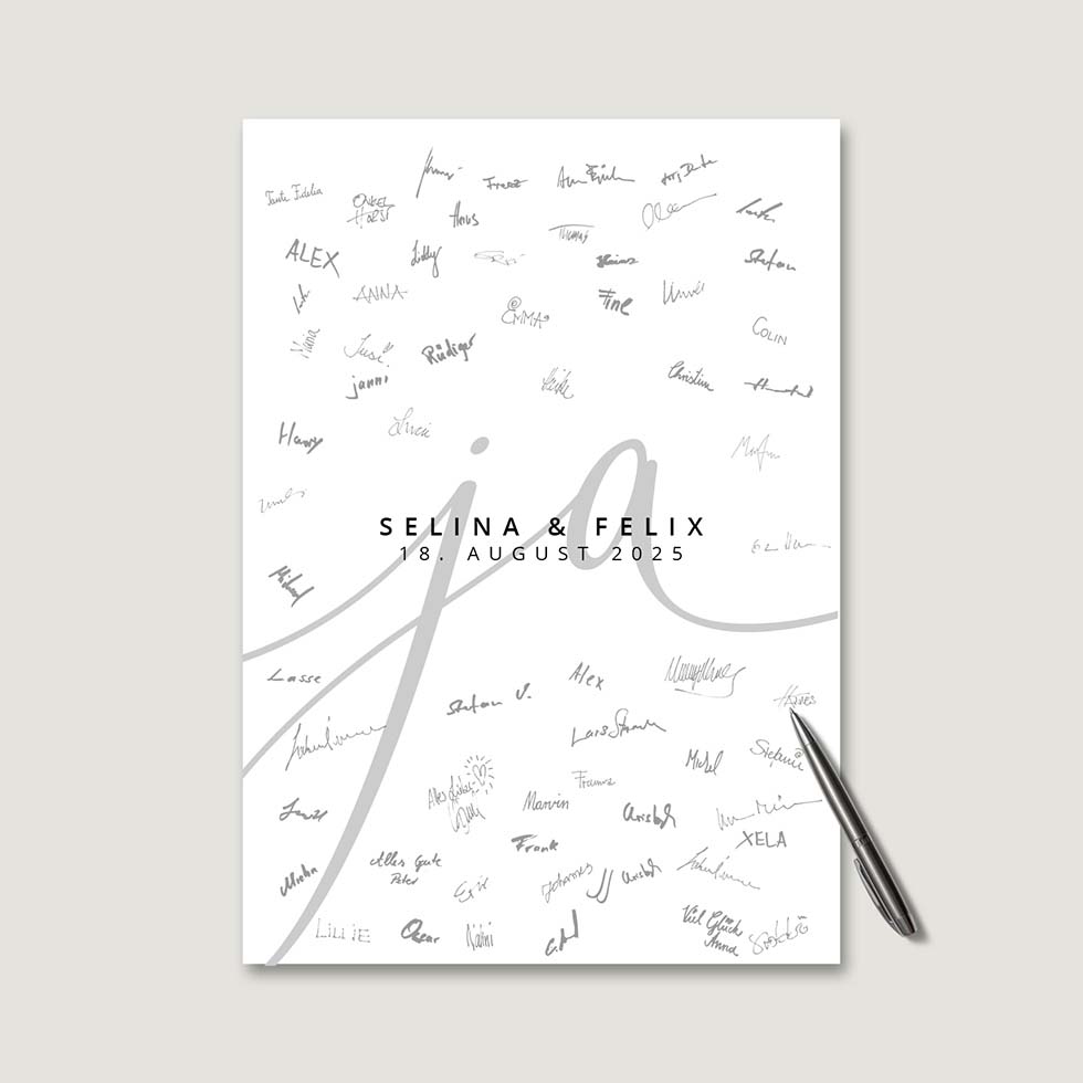 weddingstyle-ja-modern-g-stebuch-bild-personalisiert-poster image 2