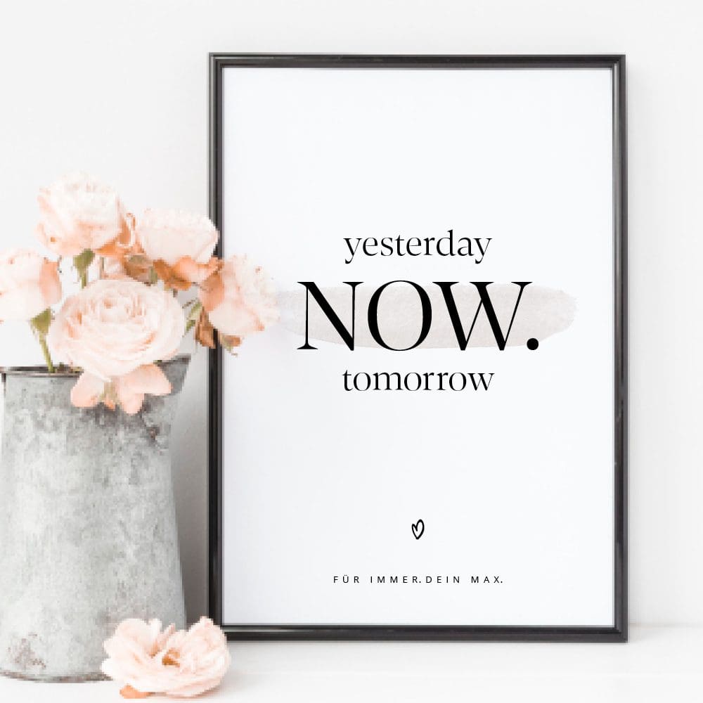 weddingstyle-geschenke-spr-che-poster-highlight-personalisiert-a4 image 1