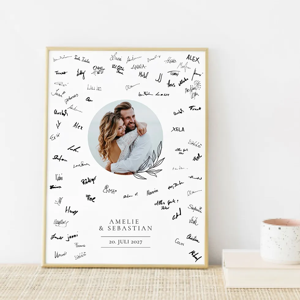 weddingstyle-feier-foto-romantisch-g-stebuch-bild-personalisiert-poster image 1