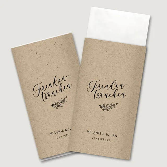 weddingstyle-kraftpapier-freudentr-nen-banderolen-taschent-cher image 1