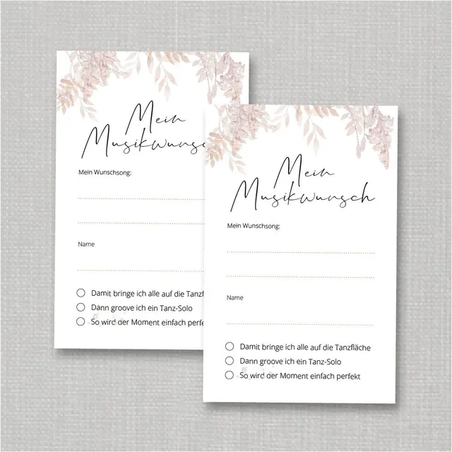 weddingstyle-feier-musikwunschkarten-pampas-pdf-vorlage-download image 1