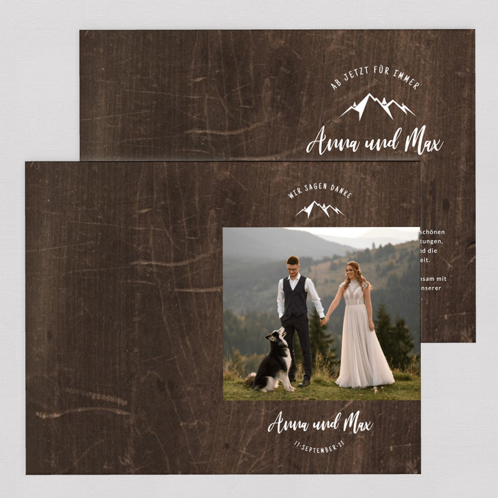 weddingstyle-dankeskarte-berghochzeit-klappkarte-individuell image 2