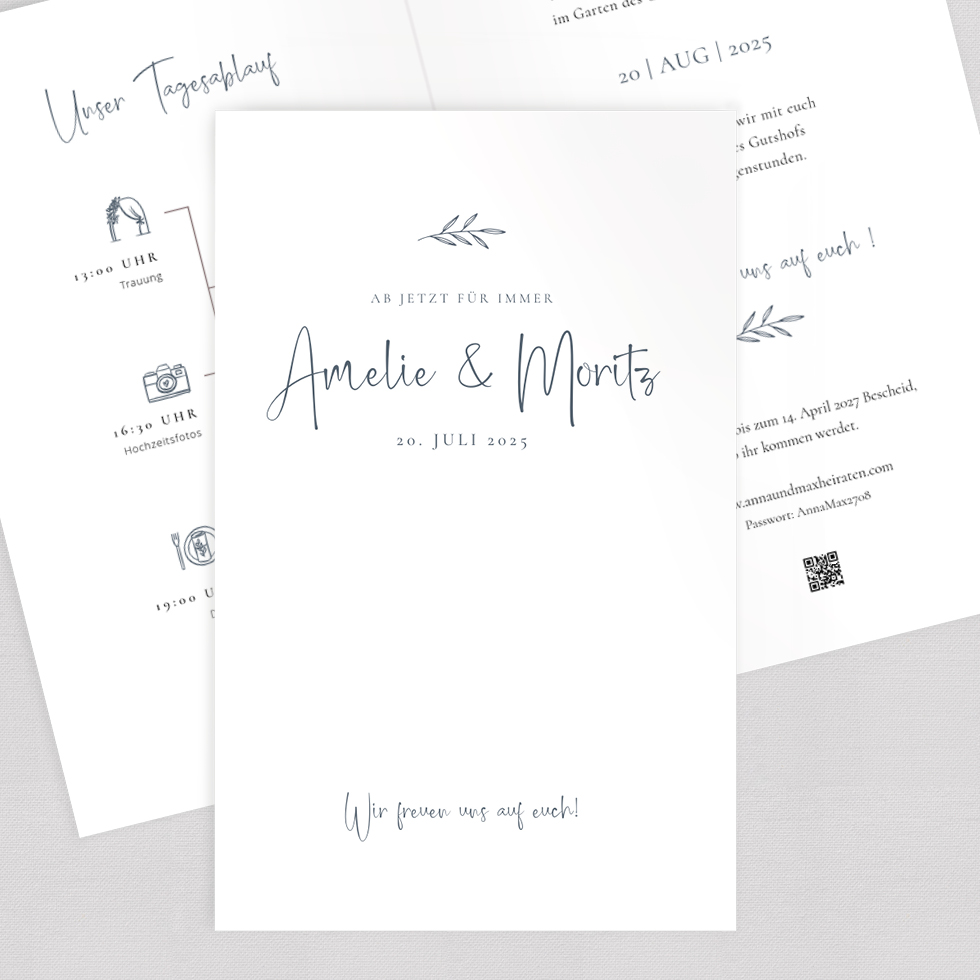 weddingstyle-olive-hochzeitseinladung-vorlage-digital-b6-pdf image 1