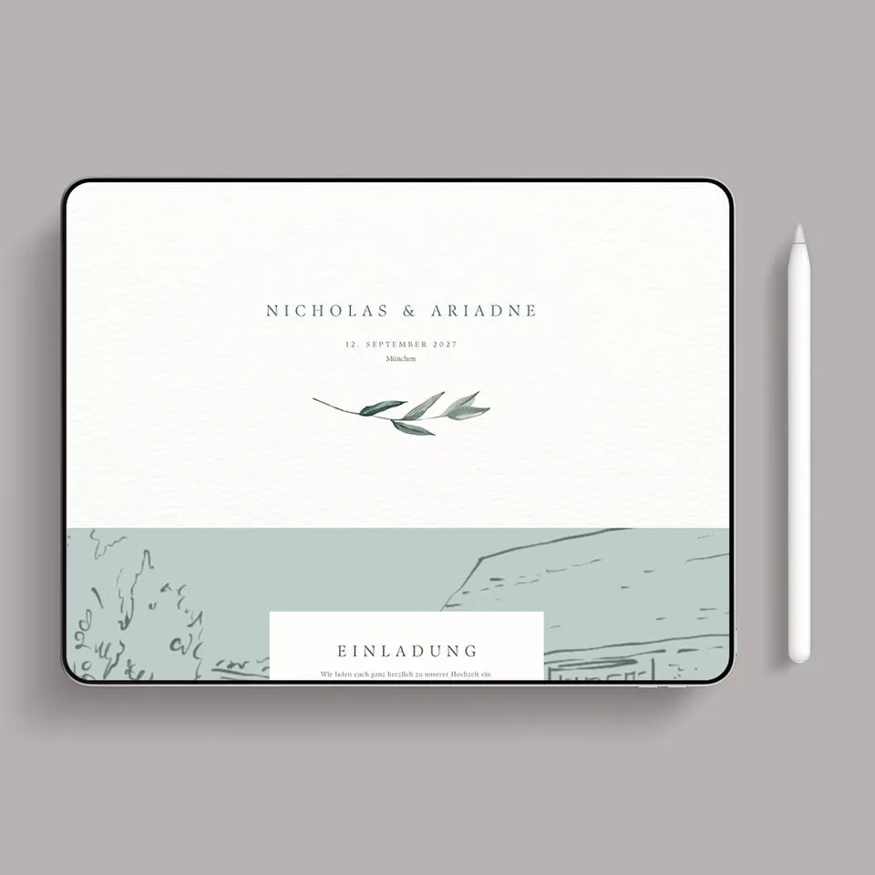weddingstyle-hochzeitskarten-hochzeitswebseite-vorlage-eukalyptus image 1