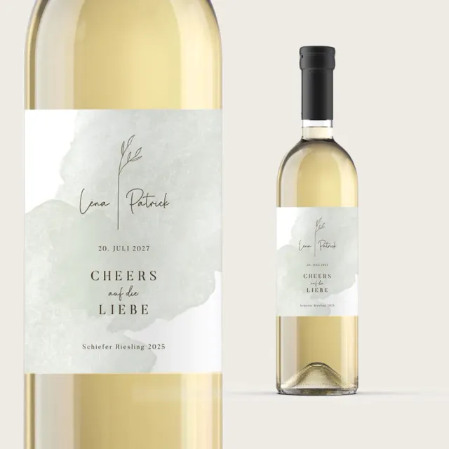weddingstyle-feier-cheers-auf-die-liebe-flaschenetiketten image 1