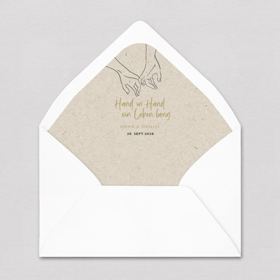 weddingstyle-hochzeitskarten-briefumschlag-inlay-hand-in-hand-vorlage-a4 image 1