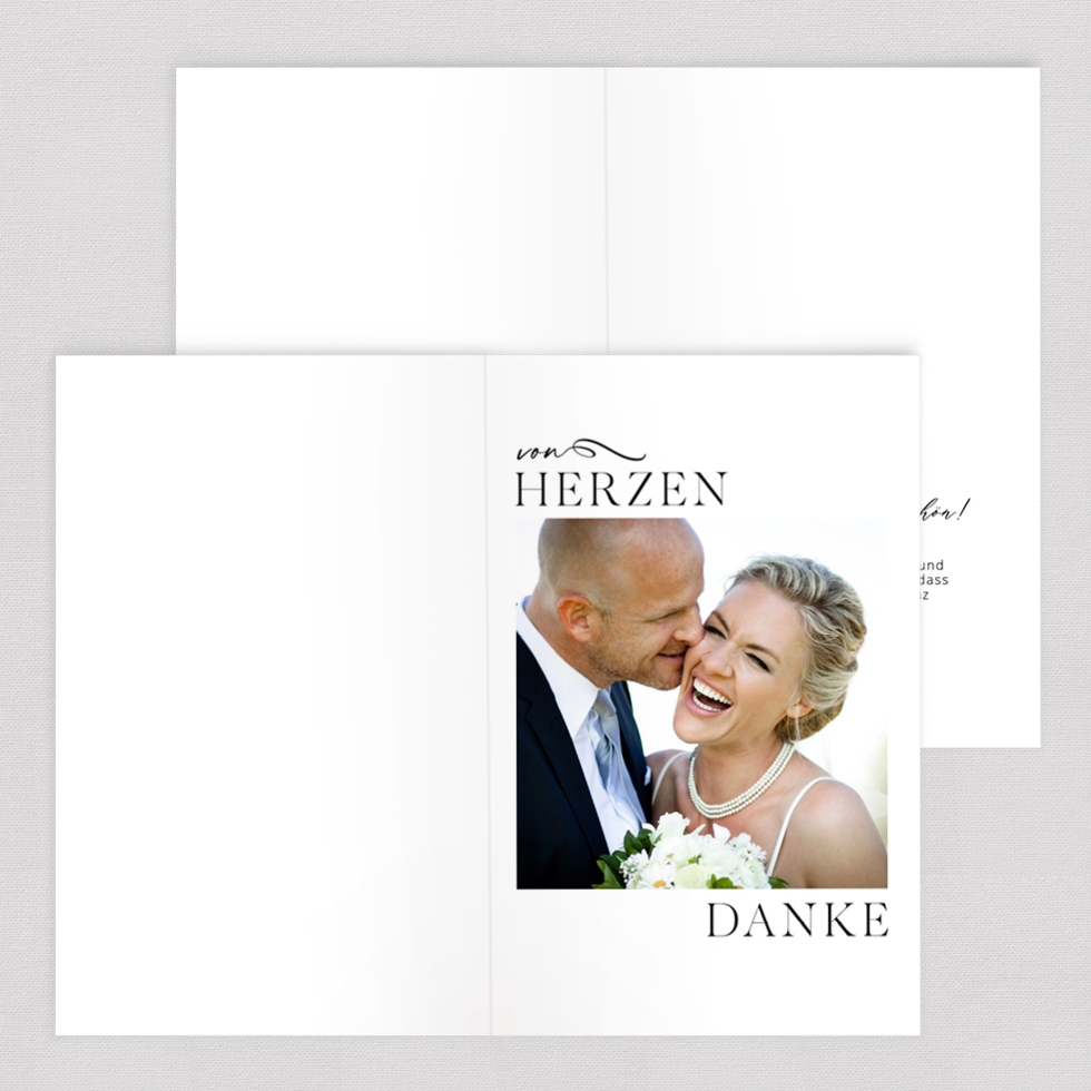 weddingstyle-hochzeitskarten-von-herzen-dankeskarte-klappkarte-elegant image 2