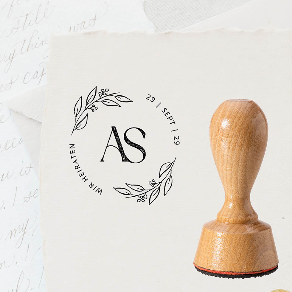 weddingstyle-hochzeitskarten-stempel-logo-initialen-40-mm-holz image 2