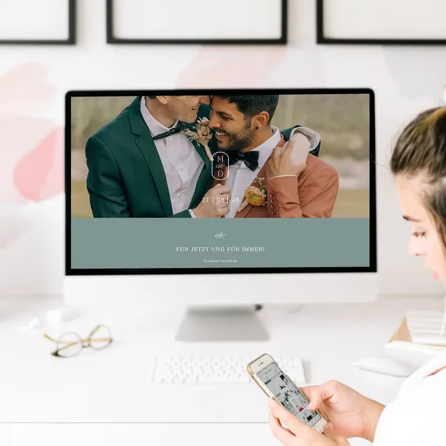 weddingstyle-hochzeitskarten-webseite-vorlage-branch-homepage-canva image 1