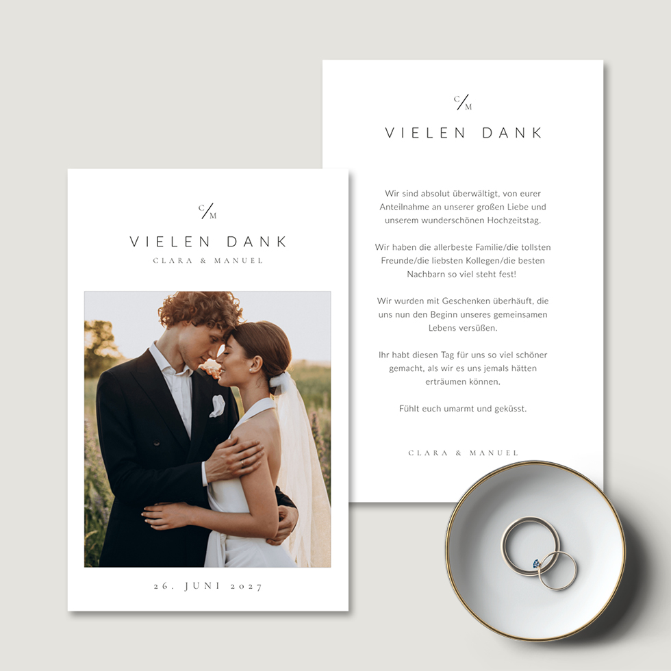 weddingstyle-hochzeitskarten-monogramm-dankeskarte-ab-25-st-ck image 2