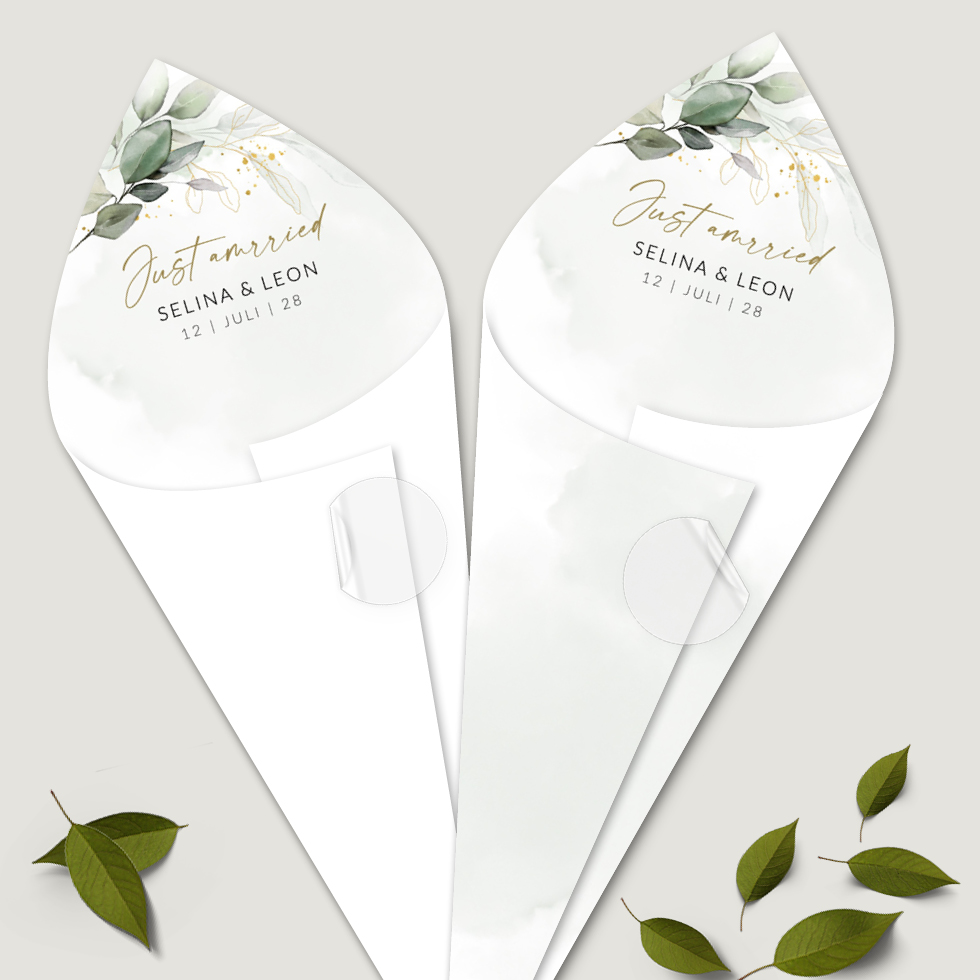 weddingstyle-sektempfang-spitzt-ten-eukalyptus-gold-gedruckt-170g image 1