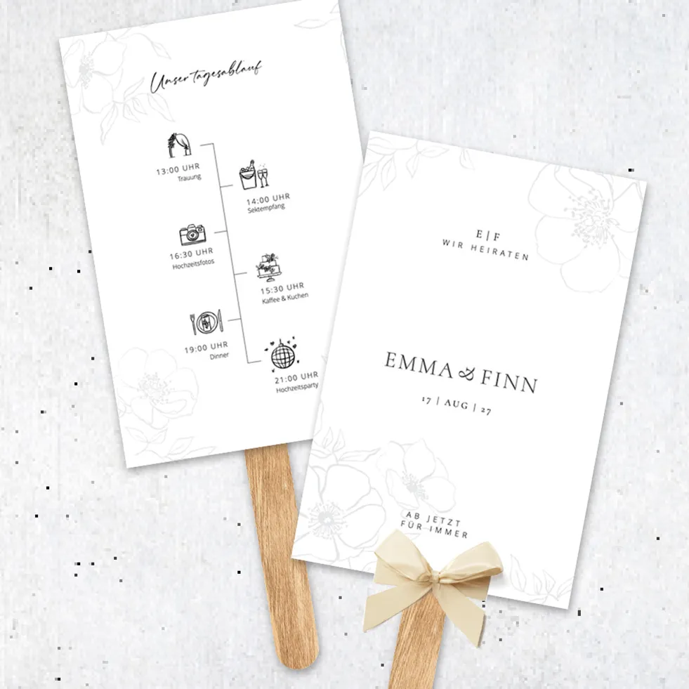 weddingstyle-trauung-flourish-hochzeitsf-cher-f-cher-mit-stab-individuell image 1