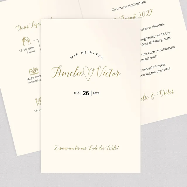 weddingstyle-herzlichst-hochzeitseinladung-klappkarte-b6 image 1
