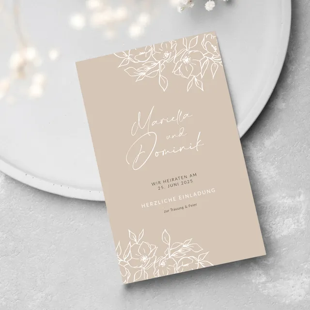 weddingstyle-hochzeitskarten-modern-vintage-einladungskarte-vorlage-b6 image 1