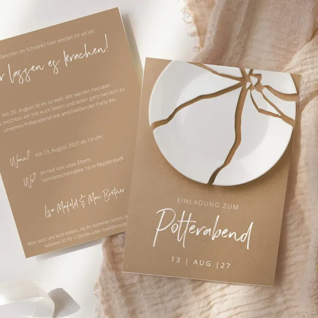 weddingstyle-puzzleteile-polterabend-einladungskarte-a6 image 1