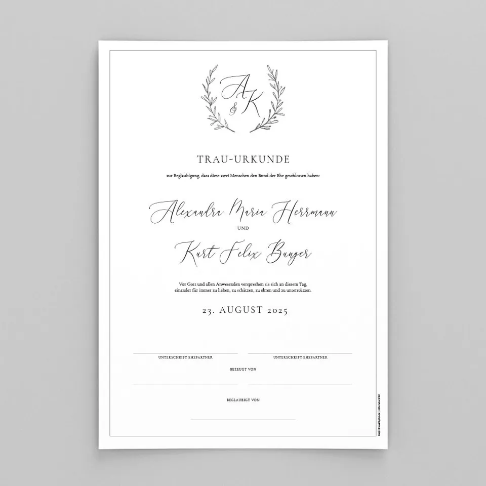 weddingstyle-trauung-fine-art-hochzeitsurkunde-personalisiert image 1