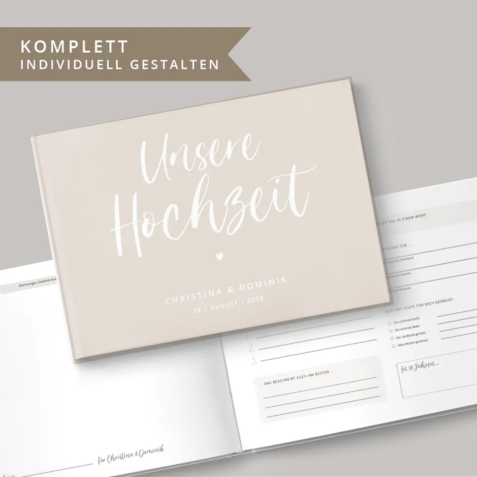weddingstyle-feier-g-stebuch-hochzeit-mit-fragen-a4-quer image 1