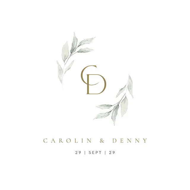weddingstyle-carolin-denny-hochzeitslogo-download-transparent image 1