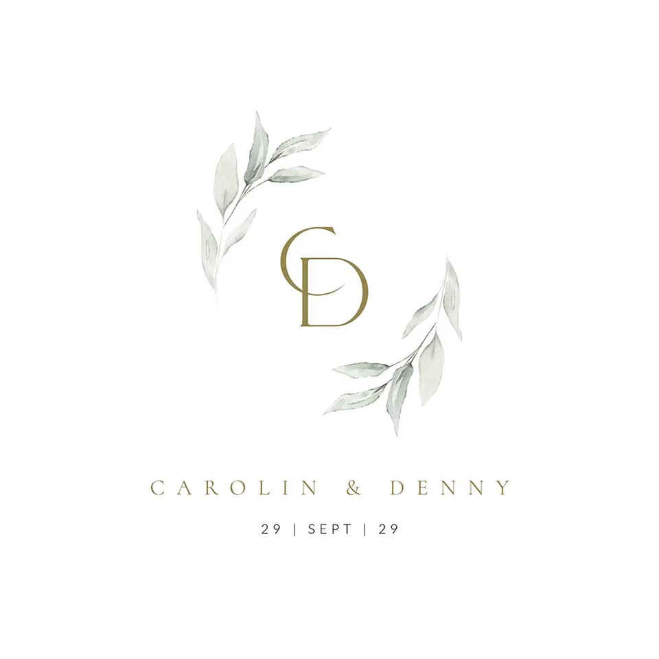 weddingstyle-carolin-denny-hochzeitslogo-download-transparent image 1