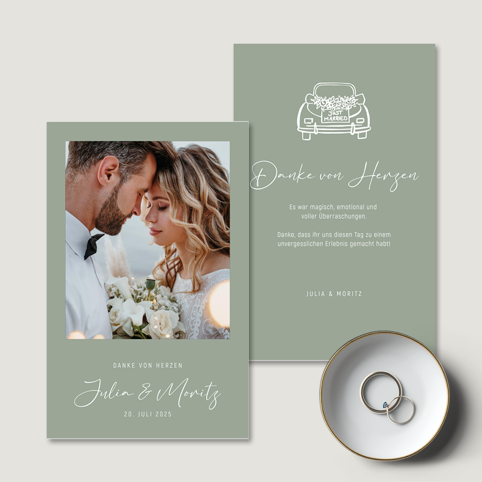 weddingstyle-hochzeitskarten-just-married-dankeskarte-personalisiert image 2