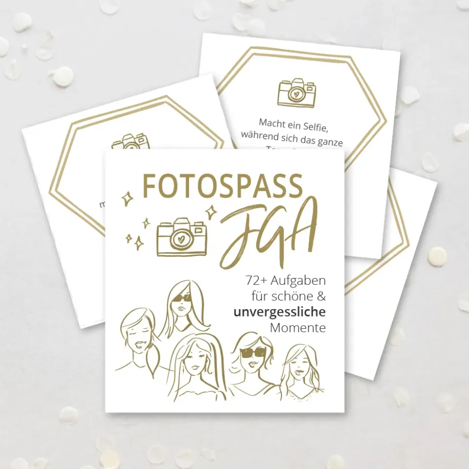 weddingstyle-jga-fotospiel-challenge-kartenset-78-karten image 1