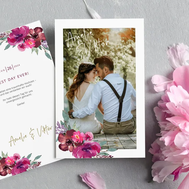 weddingstyle-berry-blumen-dankeskarte-hochzeit-mit-blumendesign image 1