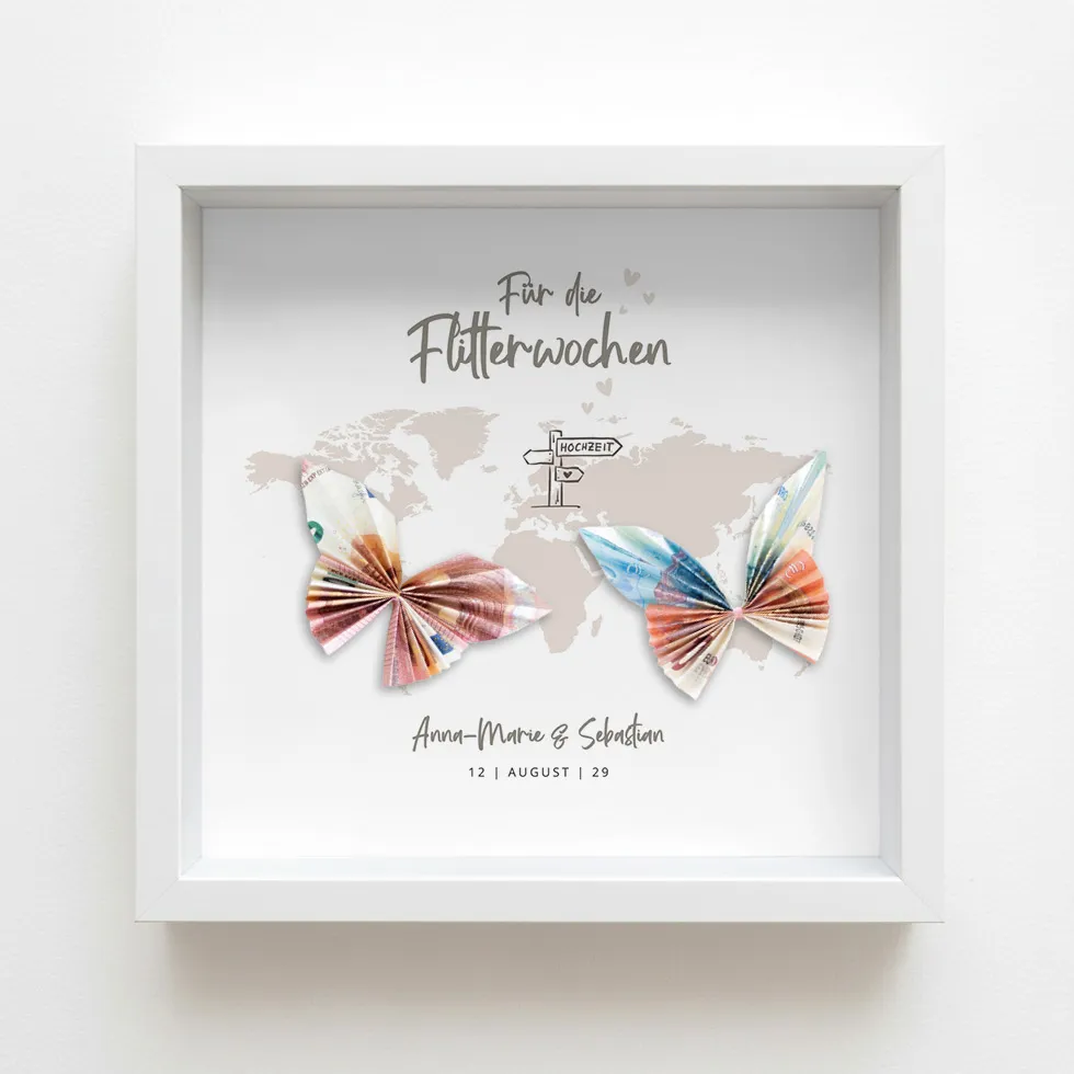 weddingstyle-geschenke-weltkarte-geldgeschenk-bilderrahmen-25x25 image 1