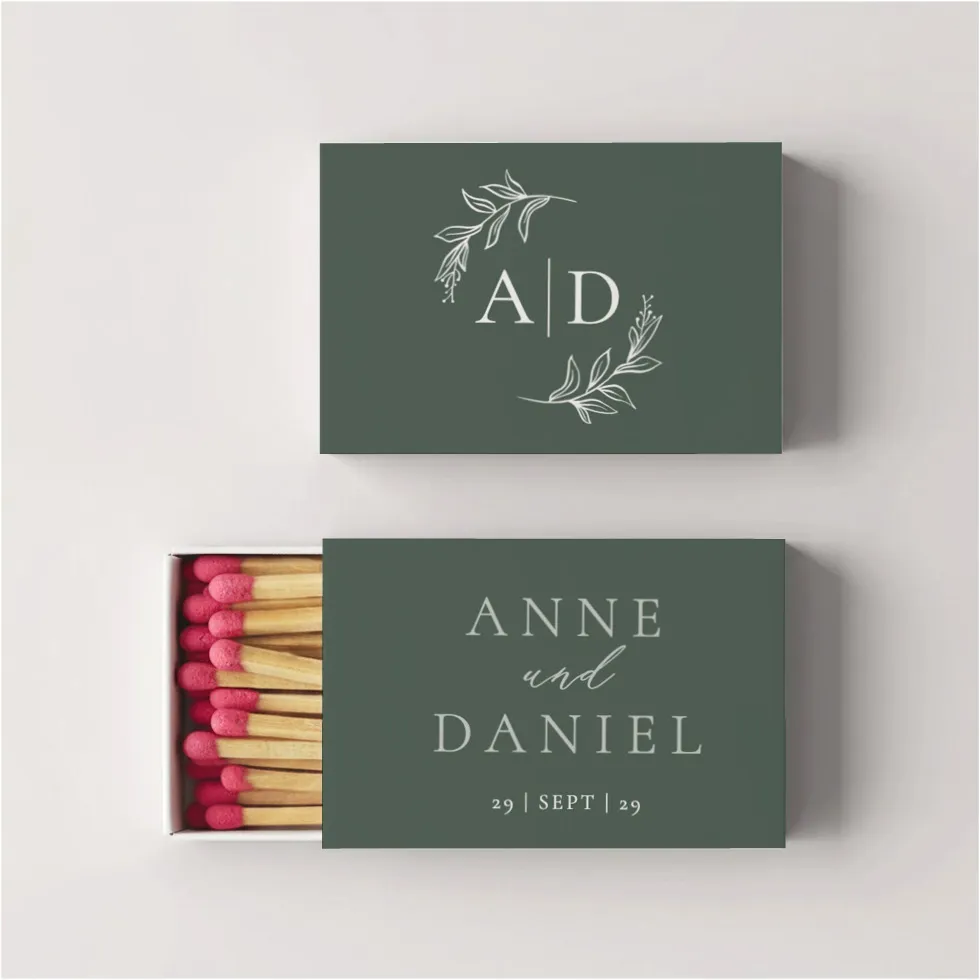 weddingstyle-logo-streichholzschachtel-banderole-vorlage-pdf image 2