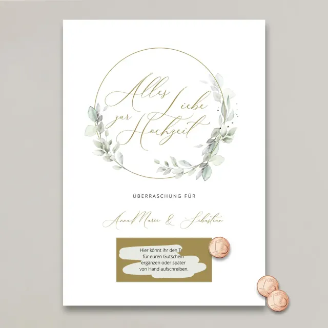 weddingstyle-geschenke-rubbellos-geschenkgutschein-eukalyptus-a4 image 1