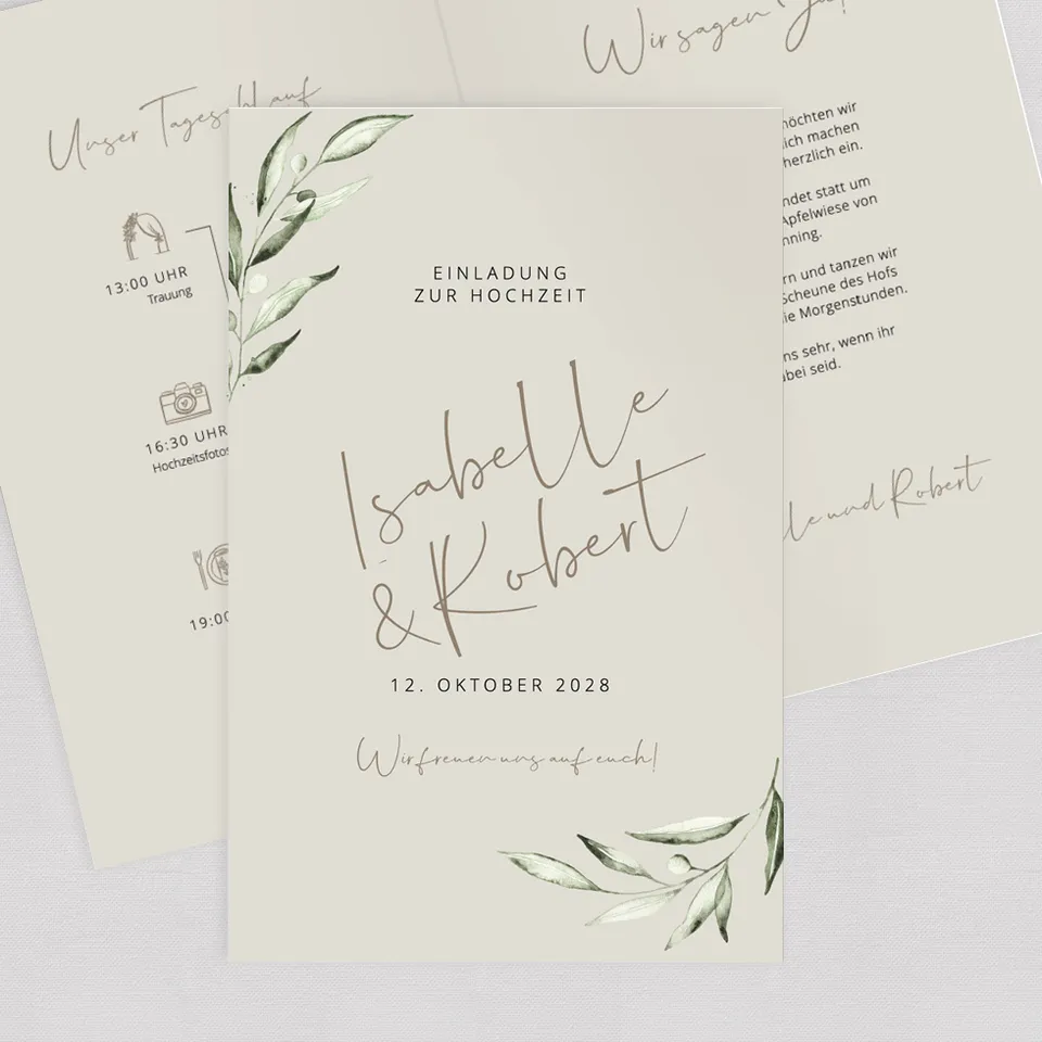 weddingstyle-mediterran-hochzeitseinladung-klappkarte-b6 image 1