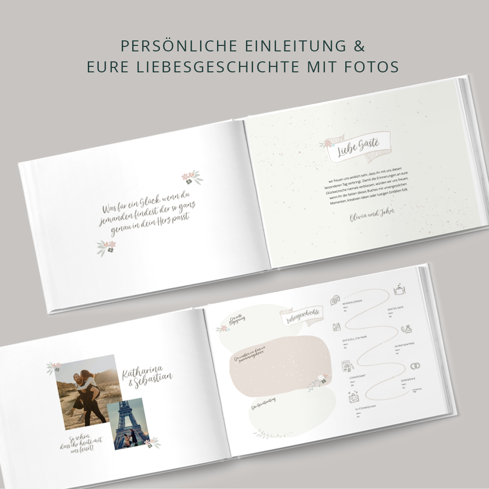 weddingstyle-feier-g-stebuch-individuell-hardcover-din-a4-quer image 2