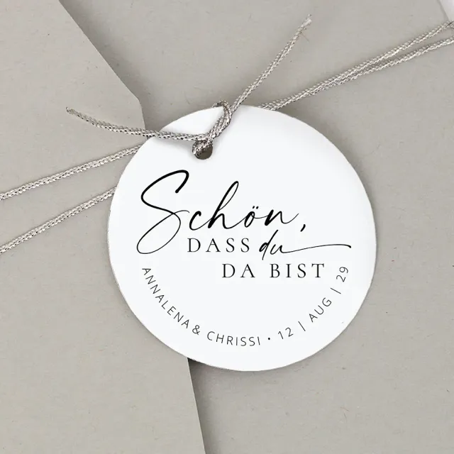 weddingstyle-geschenke-anh-nger-gastgeschenk-elegant-sch-n-dass-du-da-bist image 1