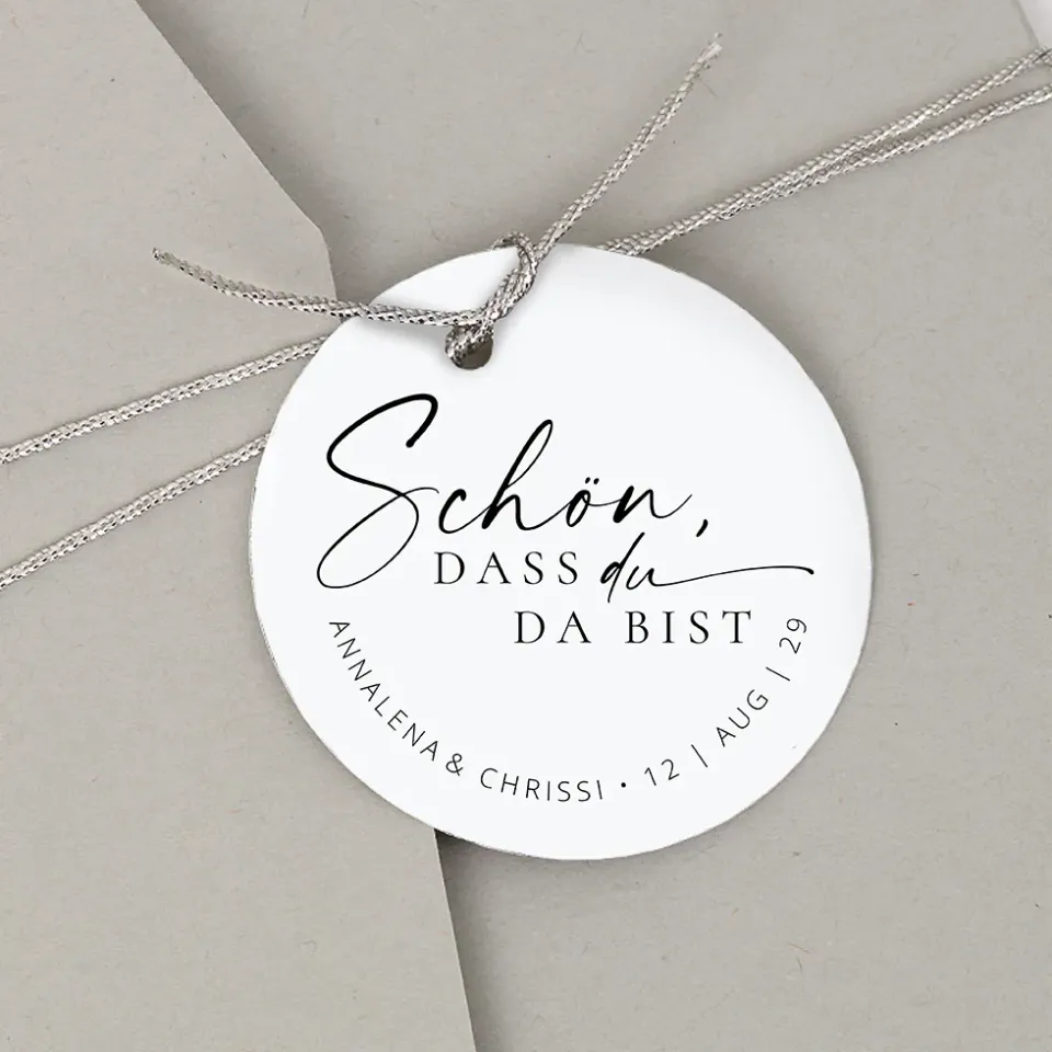 weddingstyle-geschenke-anh-nger-gastgeschenk-elegant-sch-n-dass-du-da-bist image 1