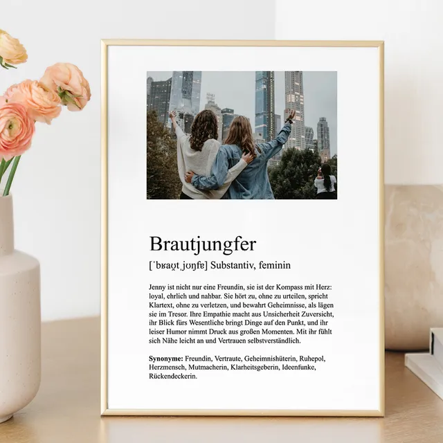 weddingstyle-geschenke-best-friends-poster-brautjungfer-matt image 1