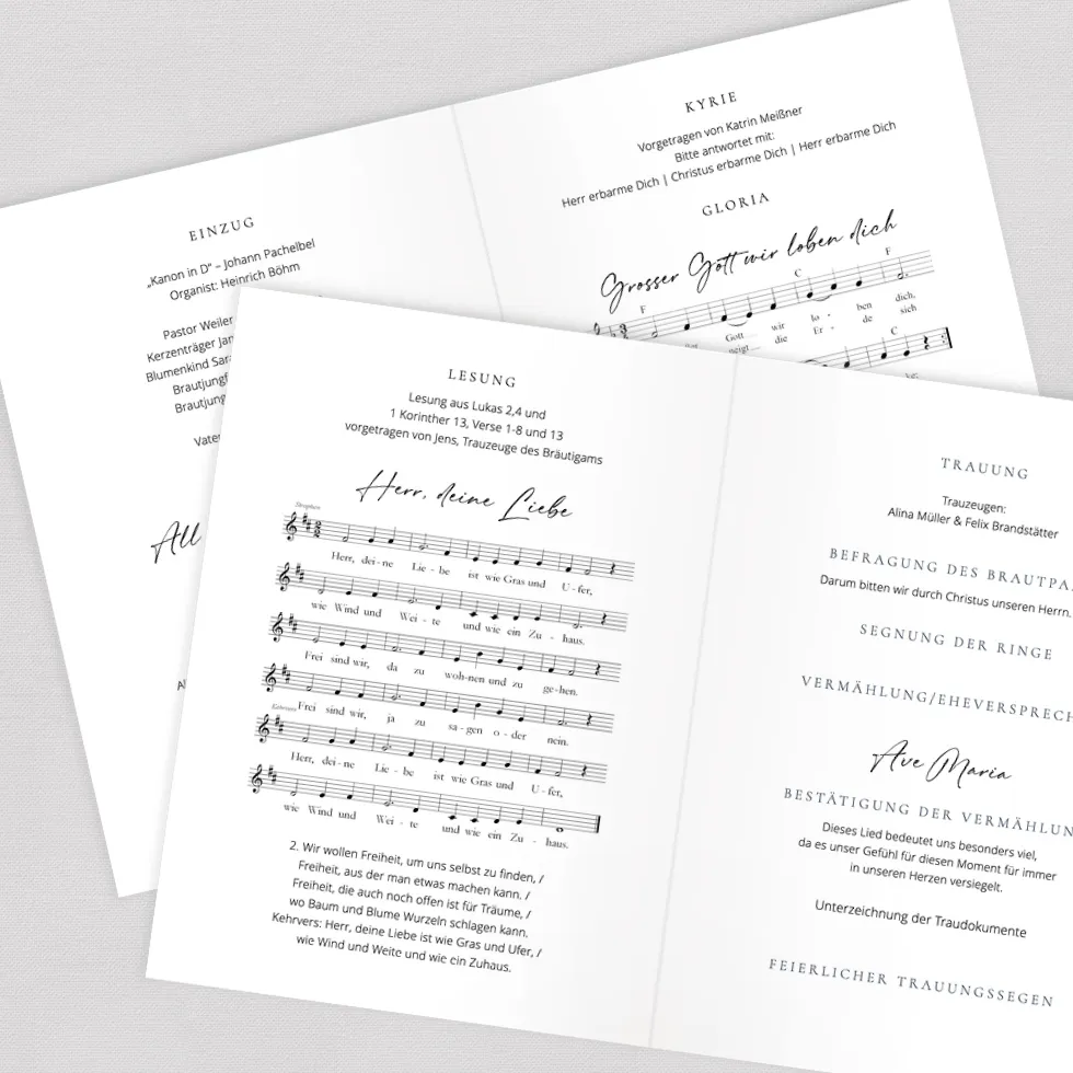 weddingstyle-venice-kirchenheft-hochzeit-personalisiert-a5 image 2