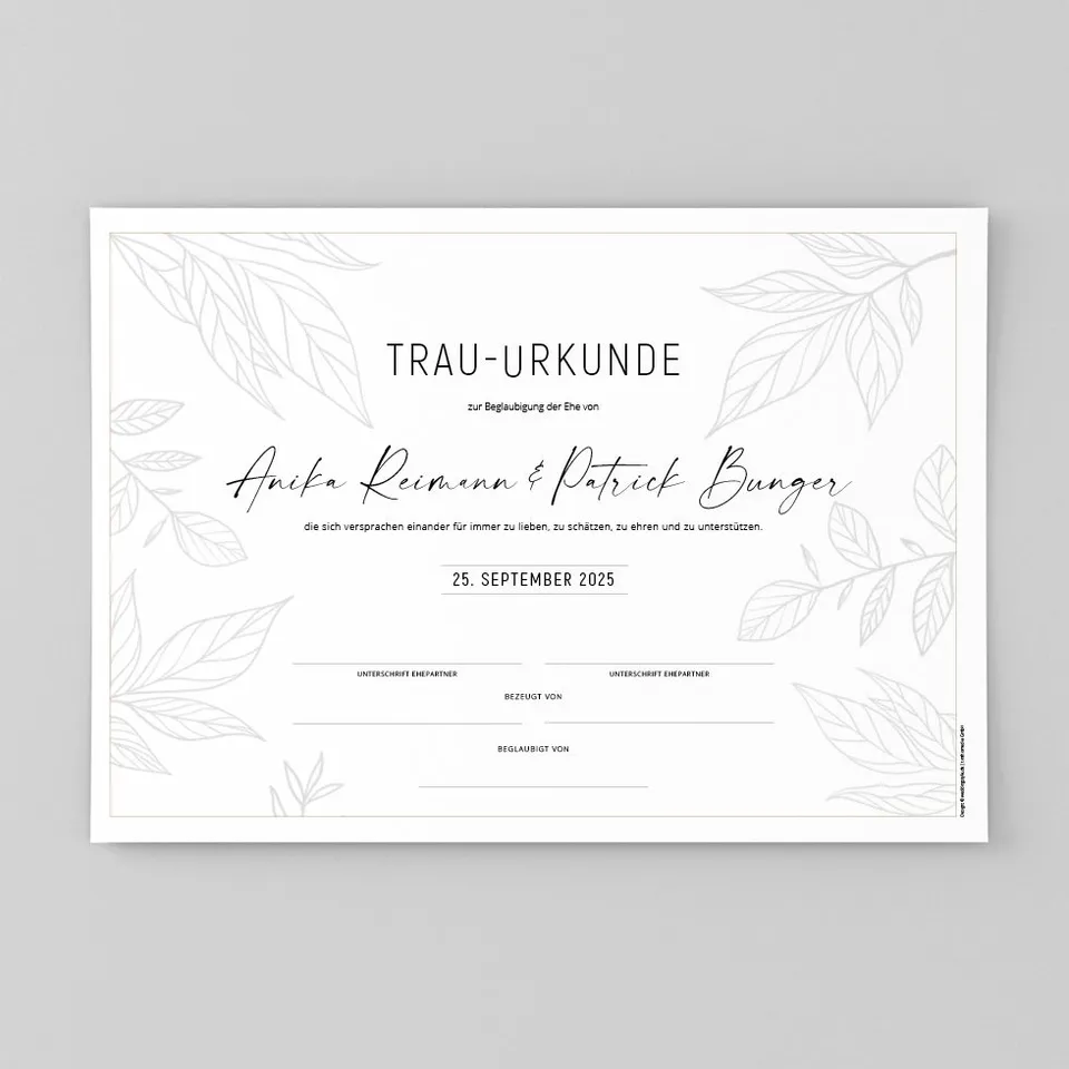 weddingstyle-trauung-bl-tter-hochzeitsurkunde-zum-unterschreiben image 1