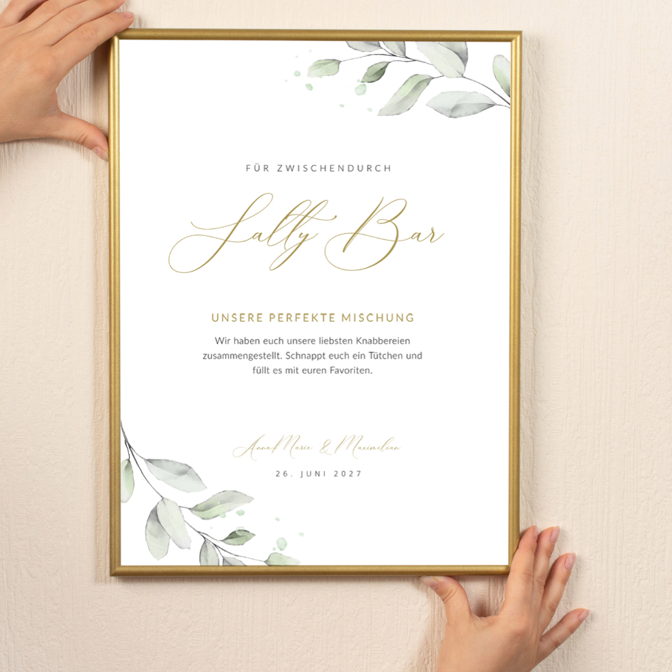 weddingstyle-feier-salty-bar-schild-eukalyptus-infoschild image 1