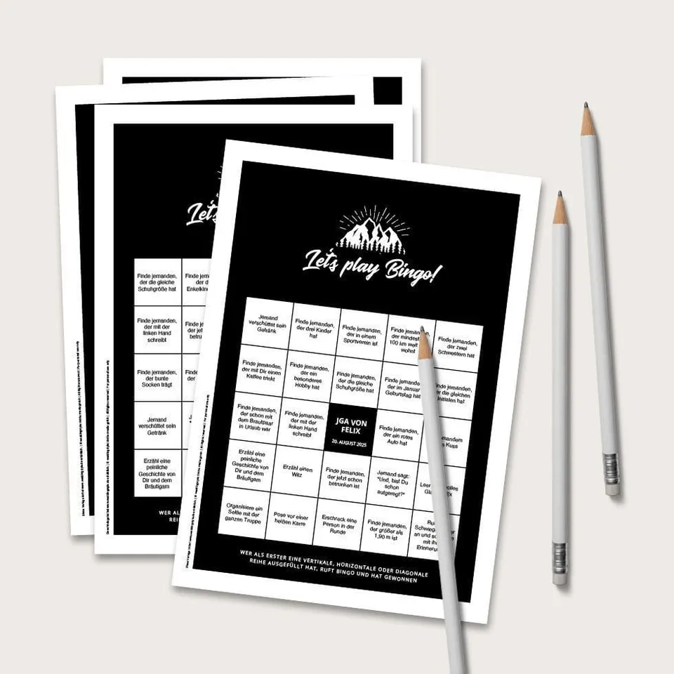 weddingstyle-jga-br-utigam-bingo-challenge-spiel-personalisierbar image 1