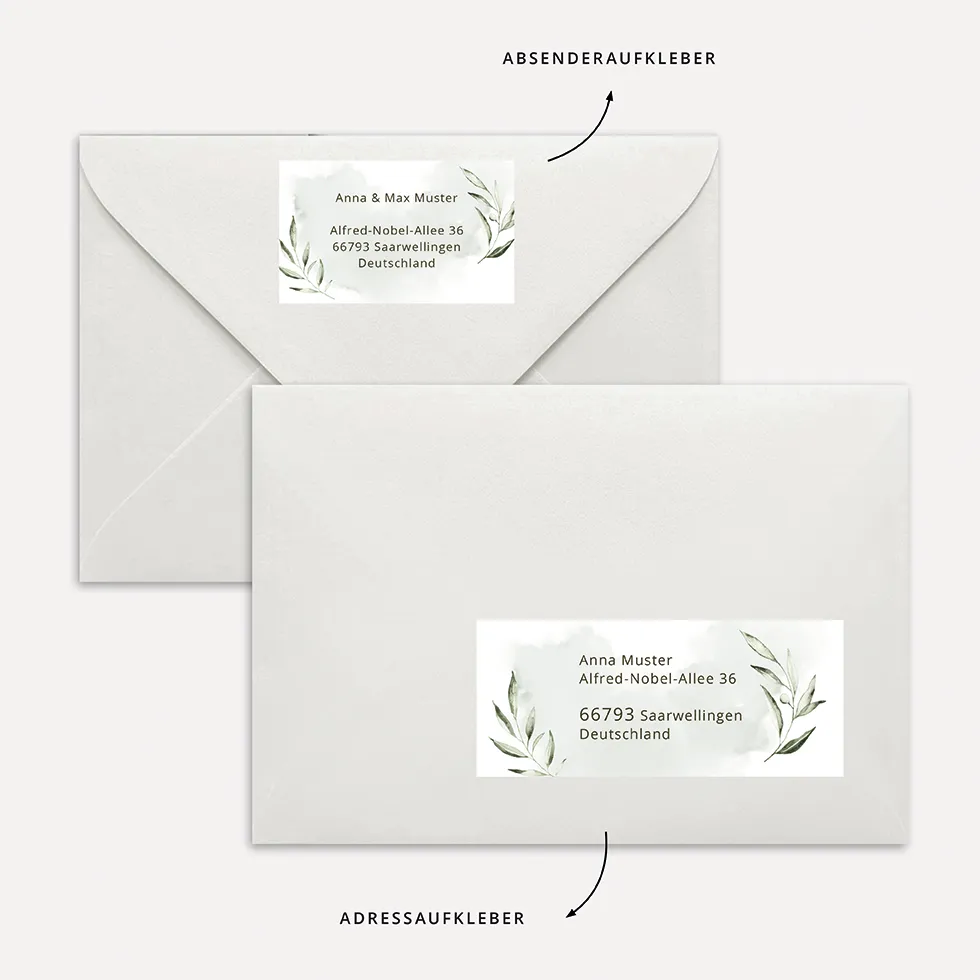 weddingstyle-hochzeitskarten-adressaufkleber-olivenzweige-vorlage image 1