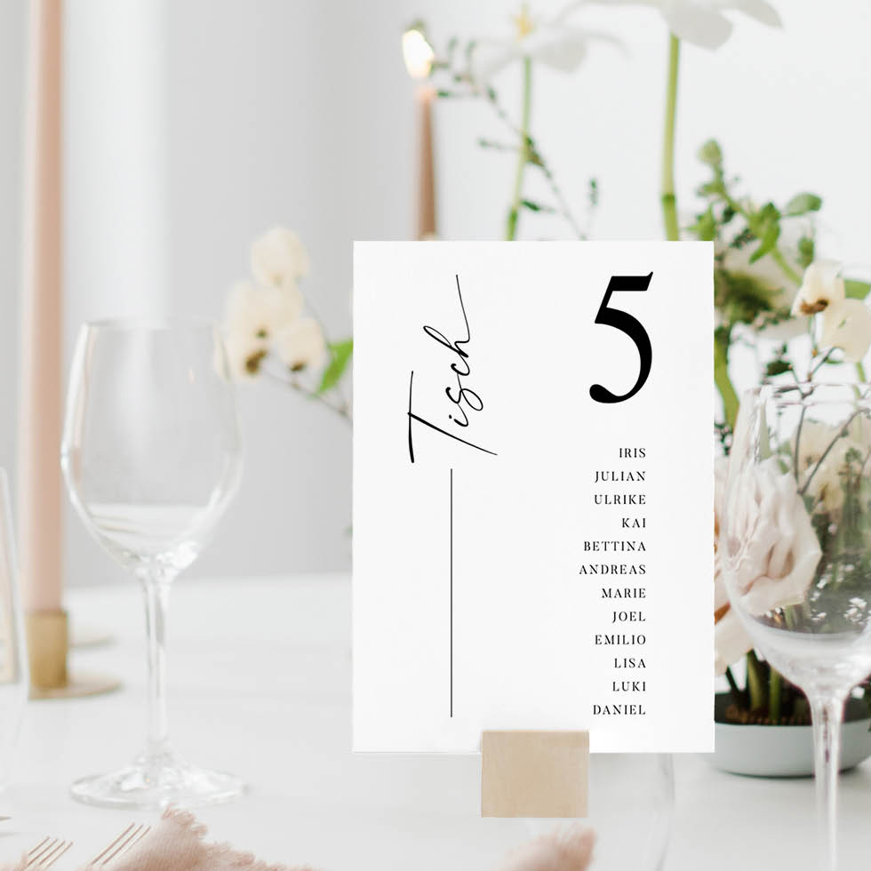 weddingstyle-feier-typografie-gruppentischkarte-tischkarte-a6-individuell image 1