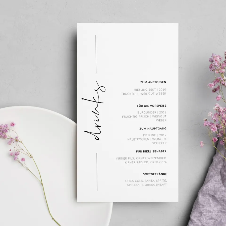 weddingstyle-feier-men-karte-moderne-handschrift-105x200 image 1