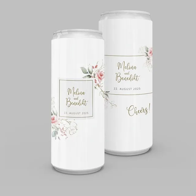weddingstyle-modern-rose-getr-nkedosen-slim-line-personalisiert image 1