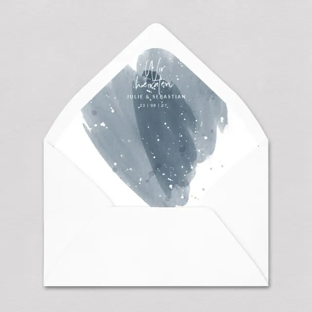 weddingstyle-hochzeitskarten-inlay-blau-wasserfarbe-a4 image 1