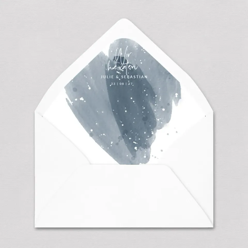 weddingstyle-hochzeitskarten-inlay-blau-wasserfarbe-a4 image 1