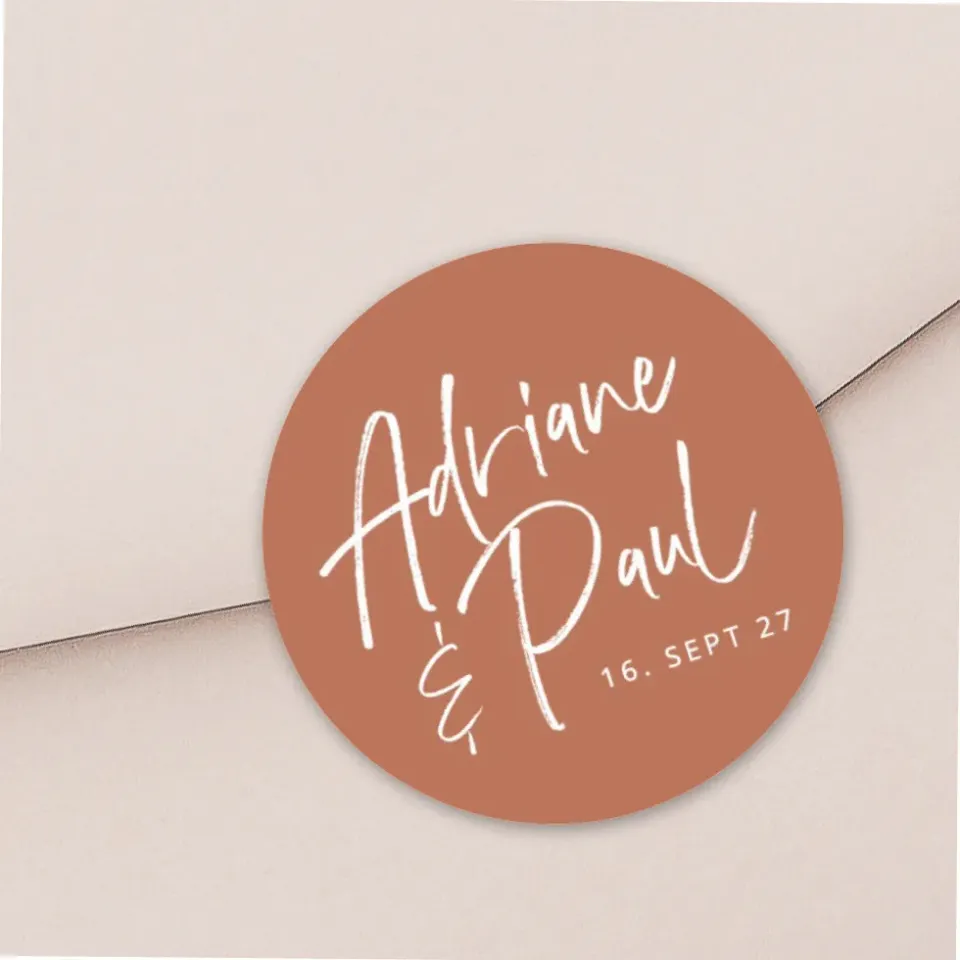 weddingstyle-hochzeitskarten-burnt-orange-aufkleber-vorlage image 1
