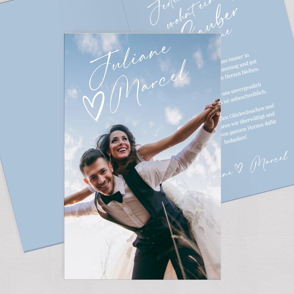 weddingstyle-siebter-himmel-dankeskarte-klappkarte image 1
