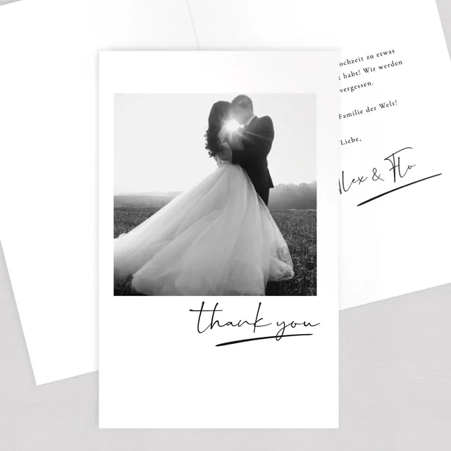 weddingstyle-hochzeitskarten-dankeskarte-thank-you-klappkarte-druck image 1